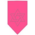 Unconditional Love Star Of David Rhinestone Bandana Bright Pink Small UN801140